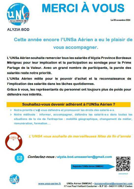 Merci à vous !