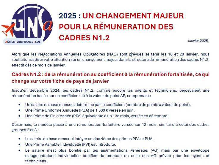 2025 UN CHANGEMENT MAJEUR POUR LA RÉMUNERATION DES CADRES N12v2