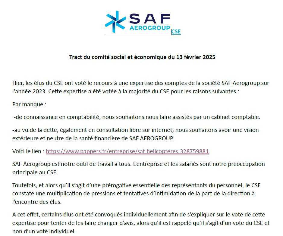 Expertise financière de l'entreprise -Un droit du CSE