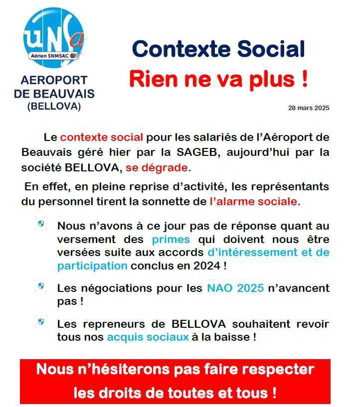 Contexte Social - Rien ne va plus !