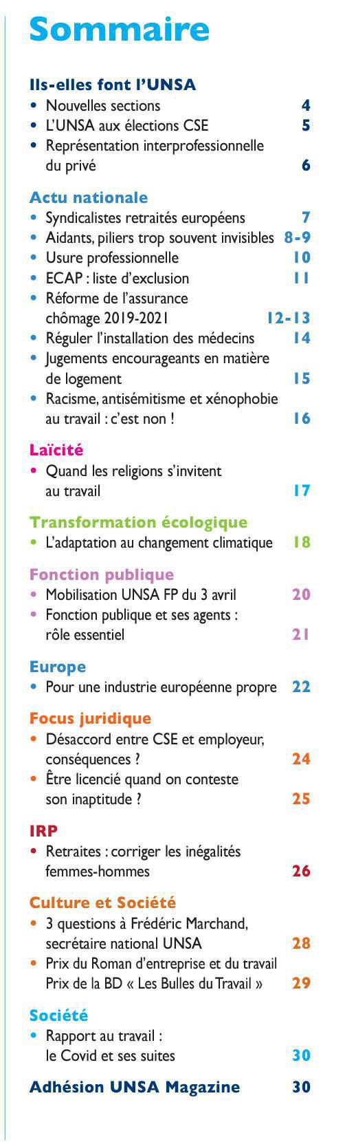 UNSa Mag - Avril Mai 2025