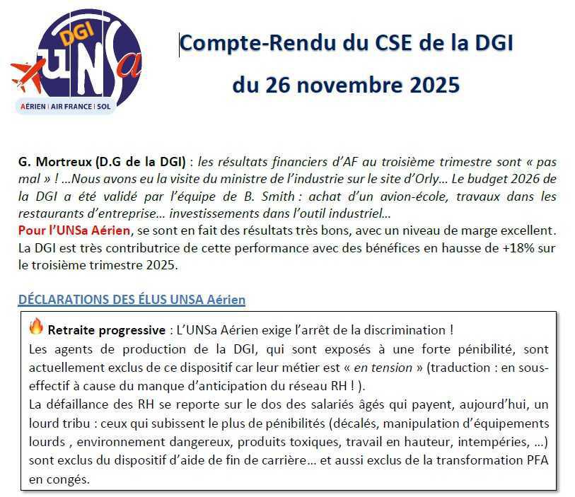 CR CSE du 26 novembre 2025