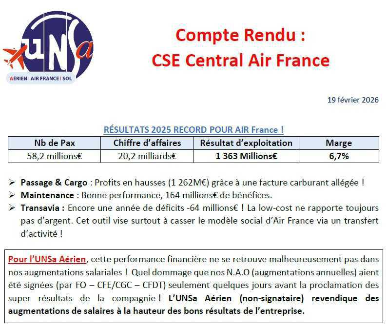 cr CSE Central du 19 février 2026