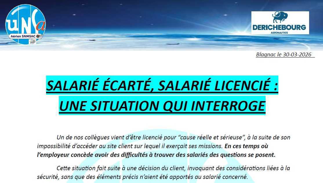 SALARIÉ ÉCARTÉ, SALARIÉ LICENCIÉ : UNE SITUATION QUI INTERROGE