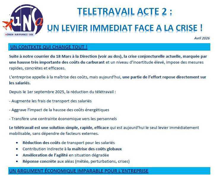 TELETRAVAIL ACTE 2 : UN LEVIER IMMEDIAT FACE A LA CRISE !