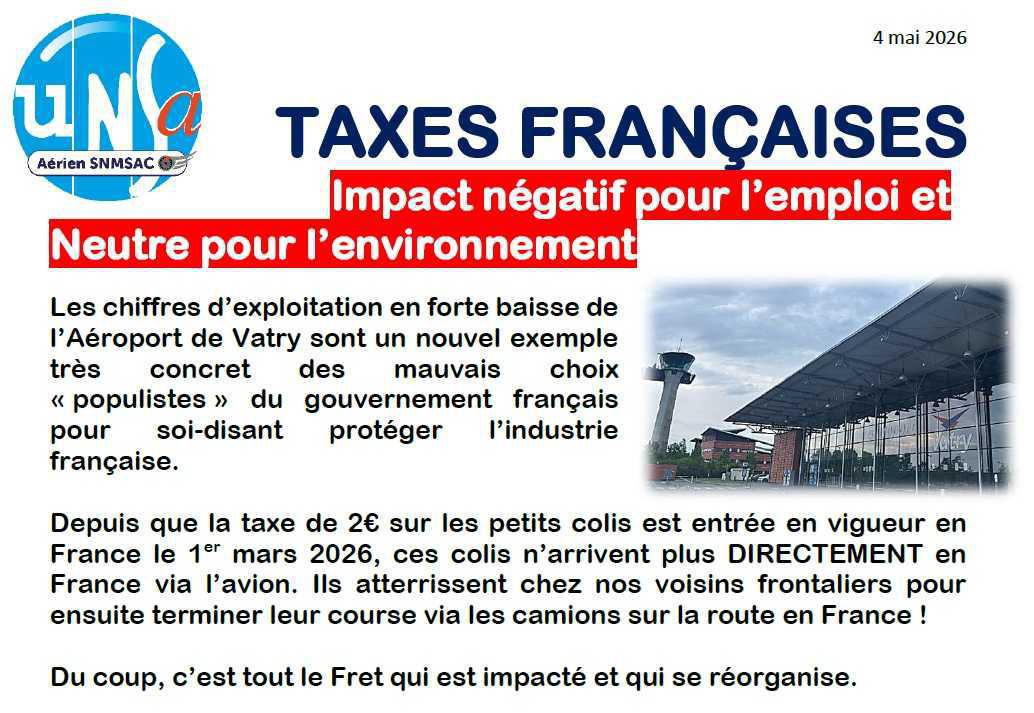 Taxes Françaises sur les petits colis