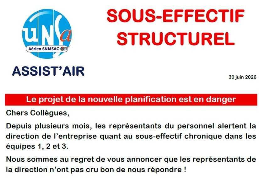 SOUS-EFFECTIF STRUCTUREL