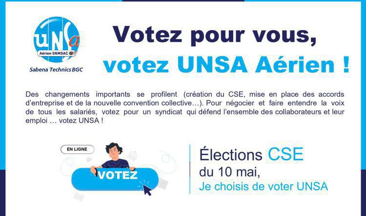 Votez UNSA Aérien