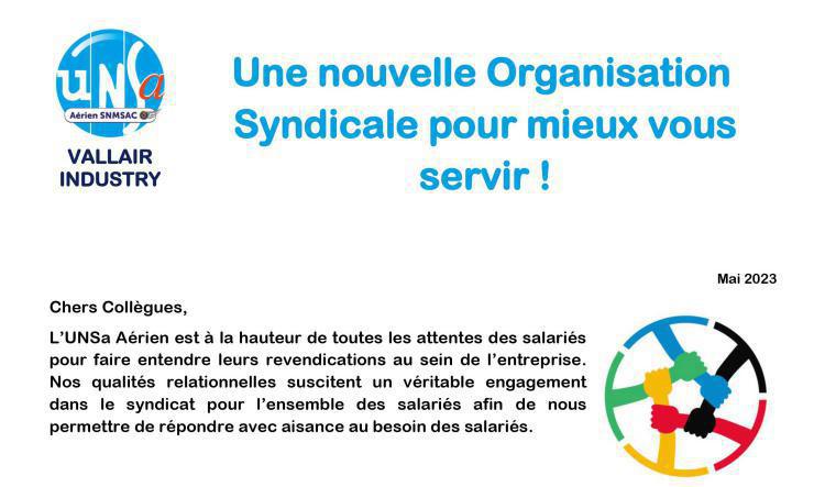 Nouvelle organisation syndicale