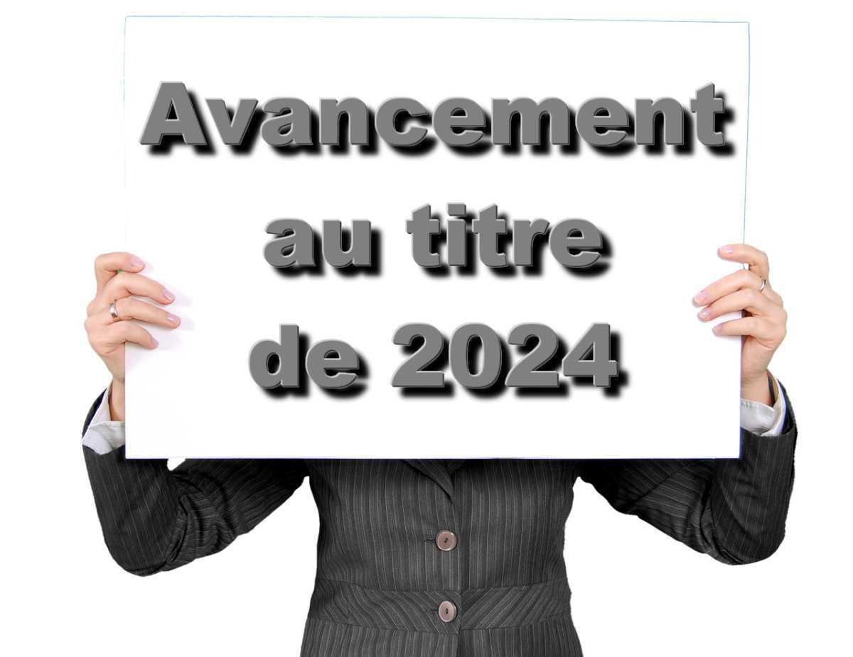 Résultats des tableaux d'avancement : publication du 15 décembre 2023 Résultats des tableaux d'avancement : publication du 15 décembre 2023