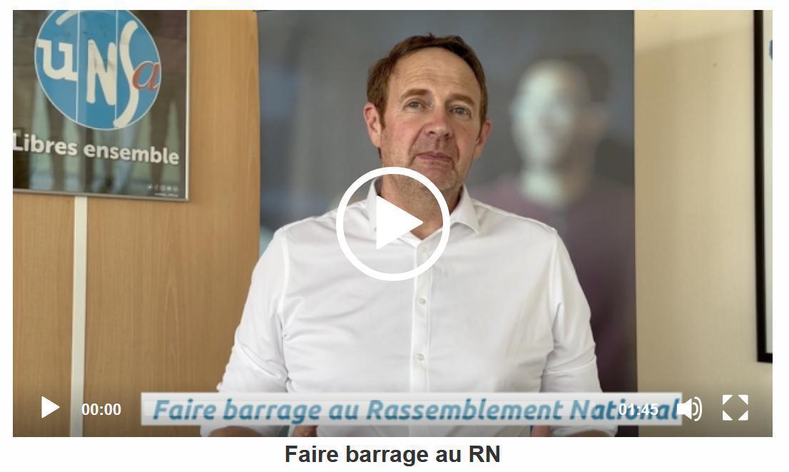 Faire barrage au RN ! Faire barrage au RN !