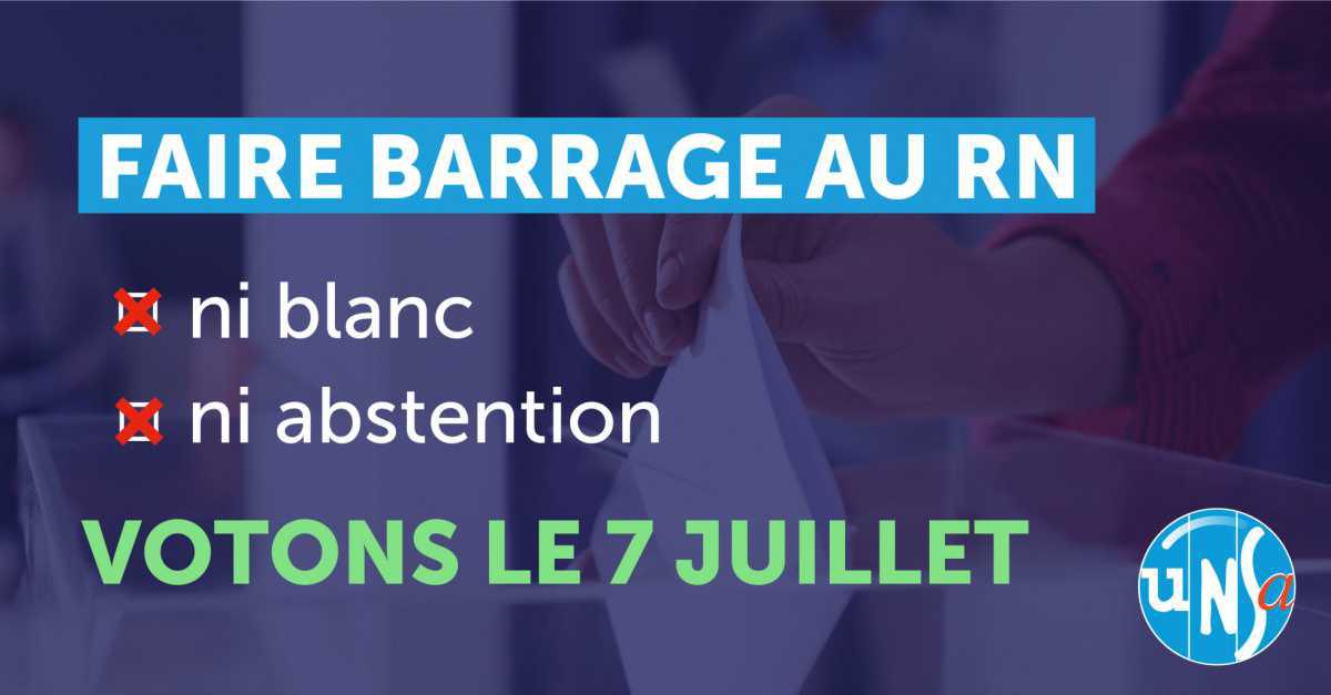 Faire barrage au Rassemblement National !