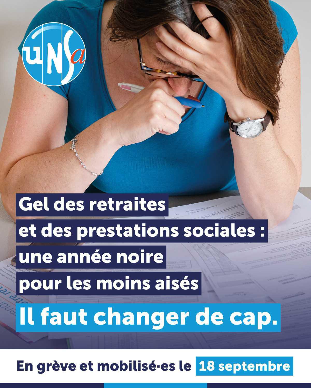 ll faut changer de cap... En grève et mobilisé·es le 18 septembre !