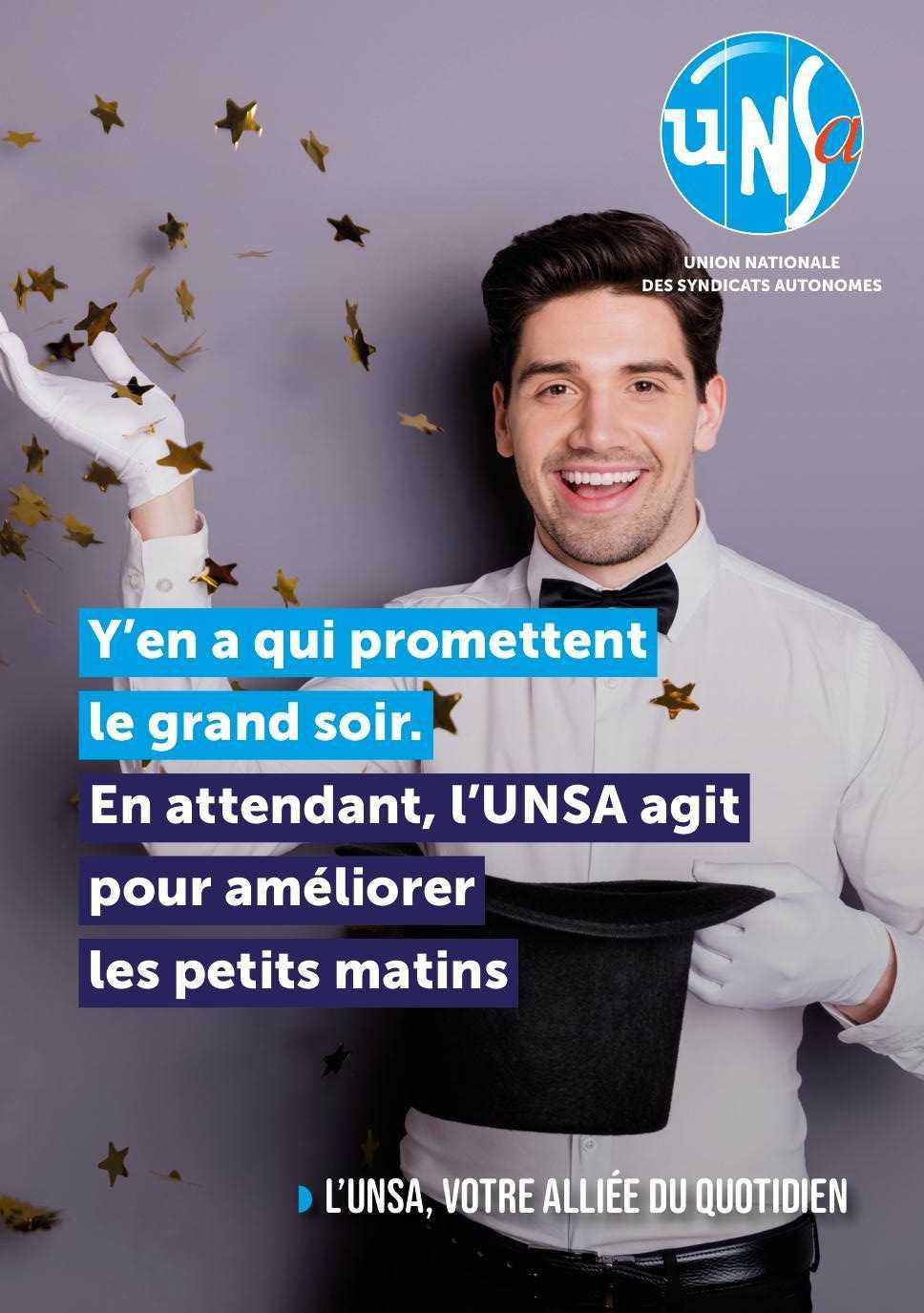 Du 6 au 10 octobre, c'est la Blue Mob' UNSA !!