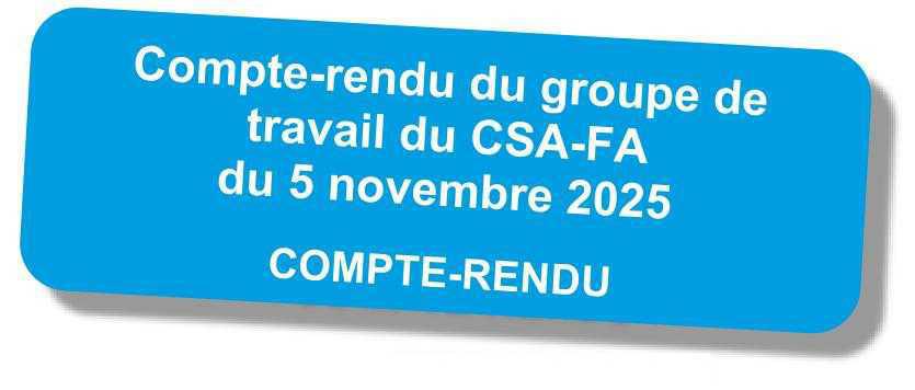 Compte-rendu du GT du CSA Forêt-Agriculture du 5 novembre 2025