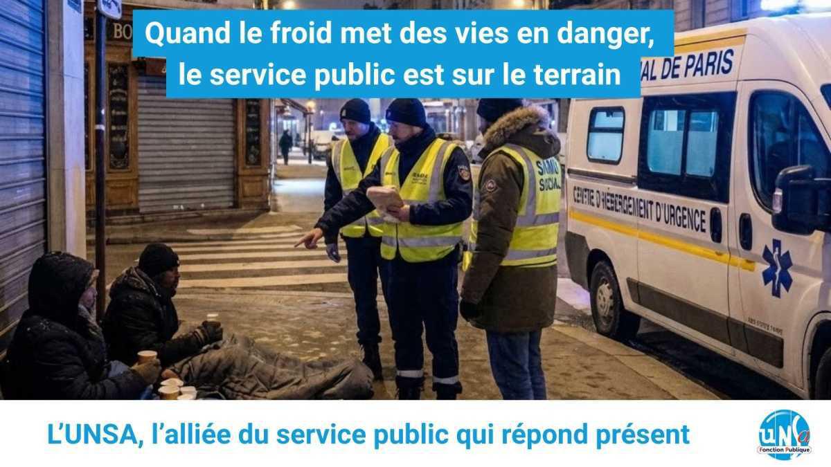 Quand le froid met des vies en danger, le service public est sur le terrain
