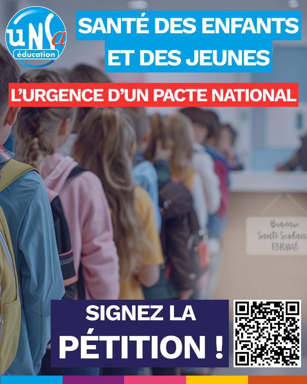 Santé des enfants et des jeunes, signez la pétition !