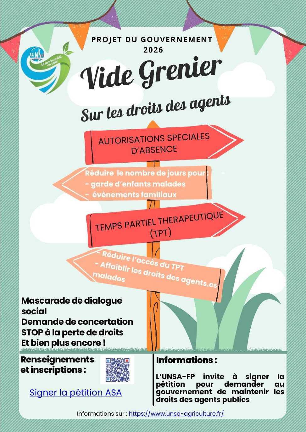 Vide grenier sur les droits des agents