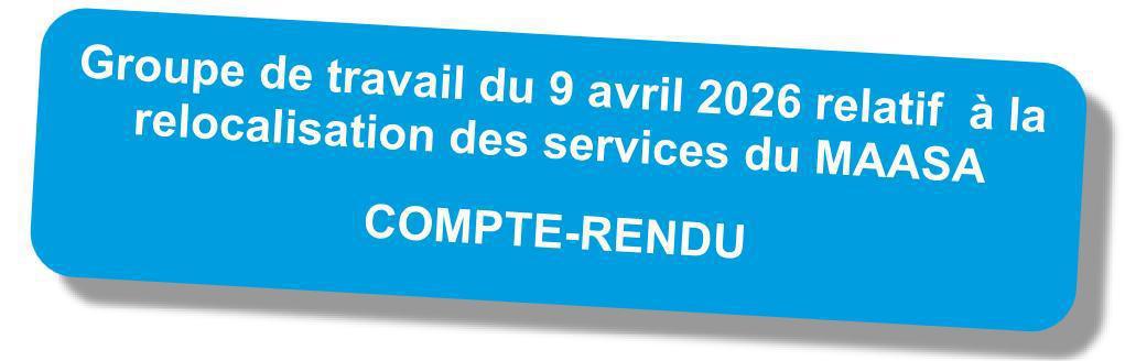 Compte-rendu du GT "relocalisation des services" du 9 avril 2026