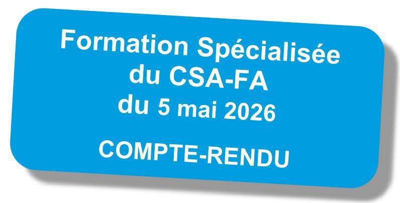 Compte-rendu de la formation spécialisée du CSA "Forêt et Agriculture" du 5 mai 2026 Compte-rendu de la formation spécialisée du CSA "Forêt et Agriculture" du 5 mai 2026