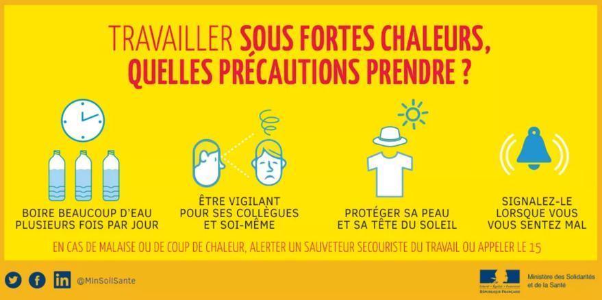 Communiqué fortes chaleur et canicule : agir et protéger ! Communiqué fortes chaleur et canicule : agir et protéger !