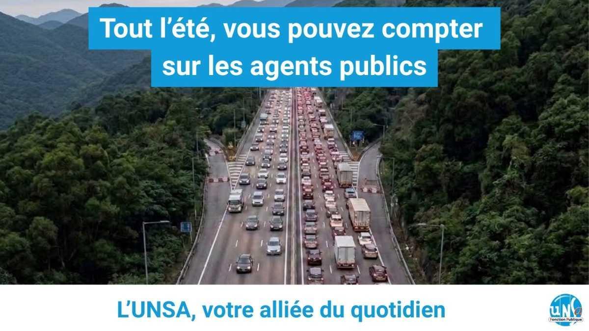 Tout l'été, vous pouvez compter sur les agents publics !