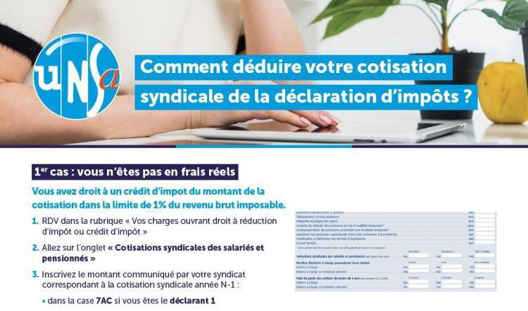 Tuto "Comment déduire votre cotisation syndicale de la déclaration d’impôts ?"