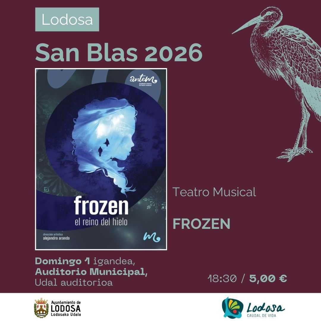 SAN BLAS 2026 / TEATRO MUSICAL / ANTEM presenta ‘Frozen’