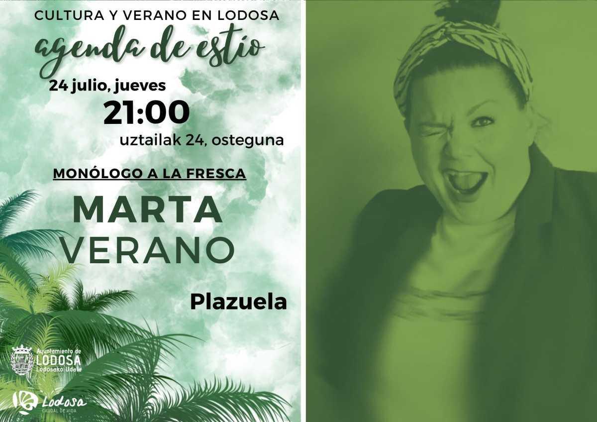 VERANO / MONÓLOGO / ‘Marta Verano’