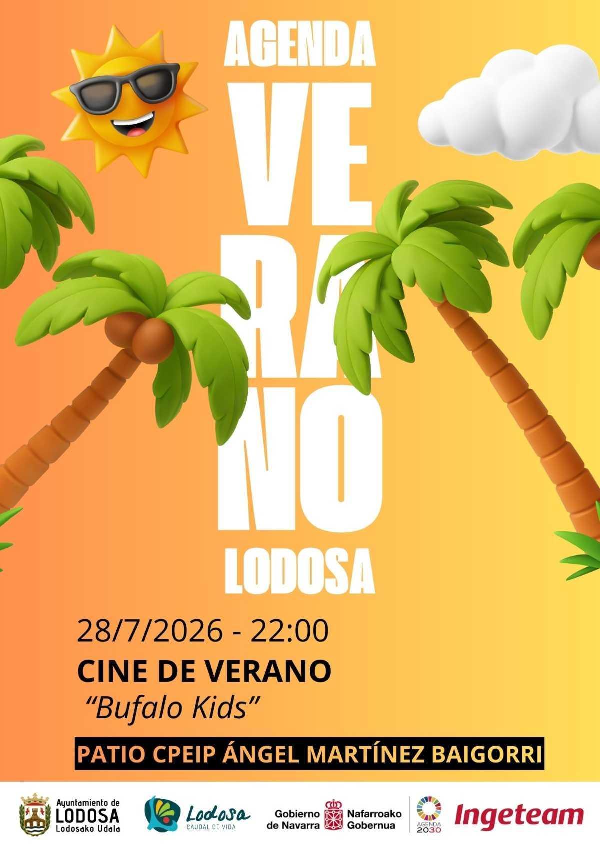 VERANO / CINE AL AIRE LIBRE / Película: ‘Buffalo Kids’ VERANO / CINE AL AIRE LIBRE / Película: ‘Buffalo Kids’