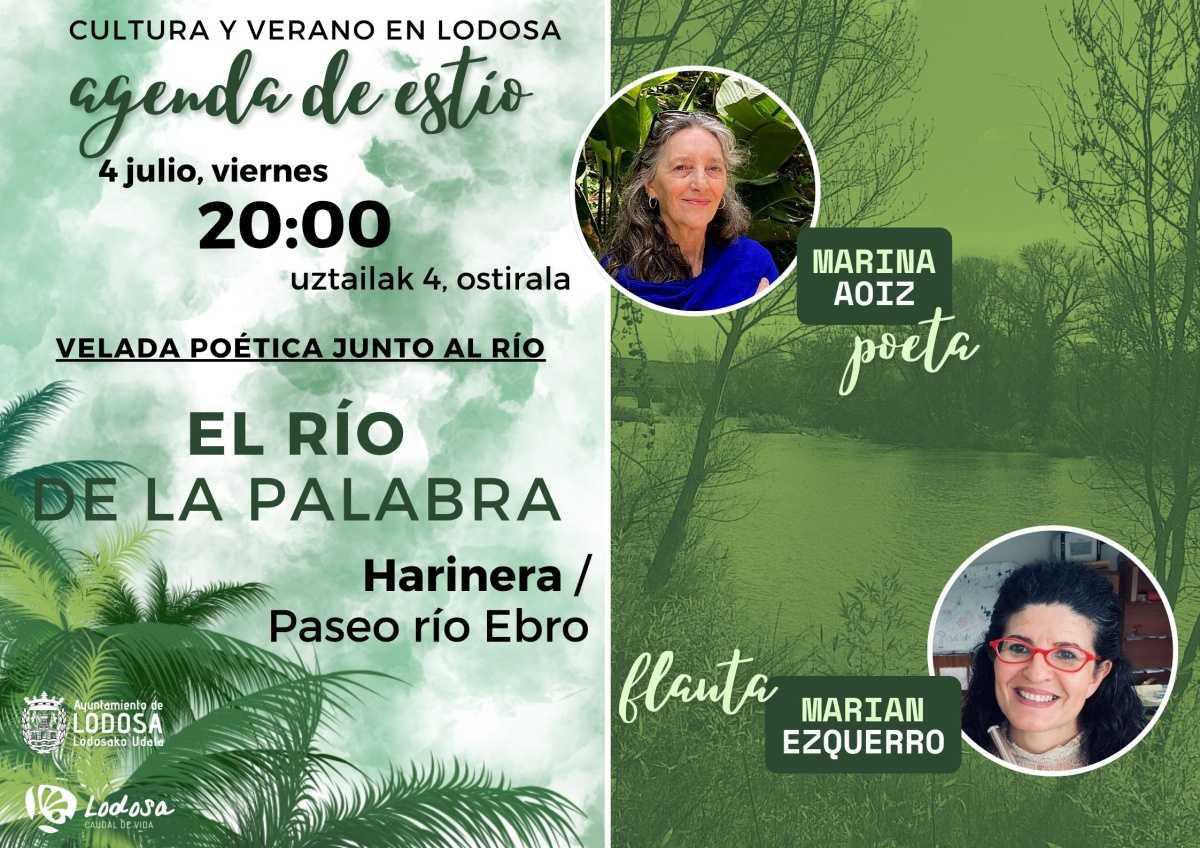 VERANO / POESÍA+MÚSICA / 'El río de la palabra'