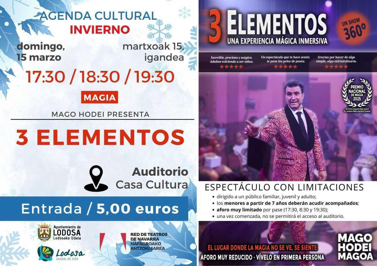 MAGIA / Mago HODEI presenta ‘3 ELEMENTOS – UNA EXPERIENCIA MÁGICA INMERSIVA’ MAGIA / Mago HODEI presenta ‘3 ELEMENTOS – UNA EXPERIENCIA MÁGICA INMERSIVA’