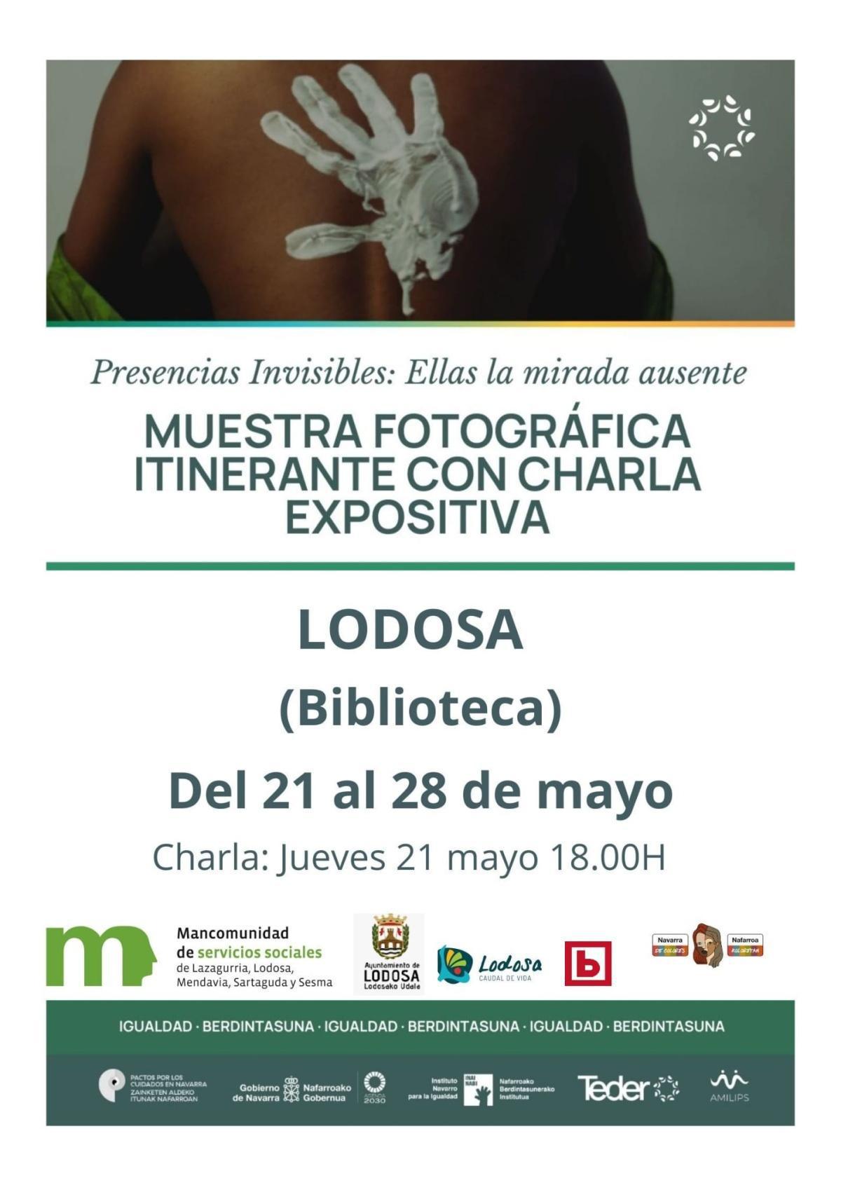 MUESTRA FOTOGRAFICA ITINERANTE + CHARLA: «Presencias Invisibles: Ellas, la mirada ausente»