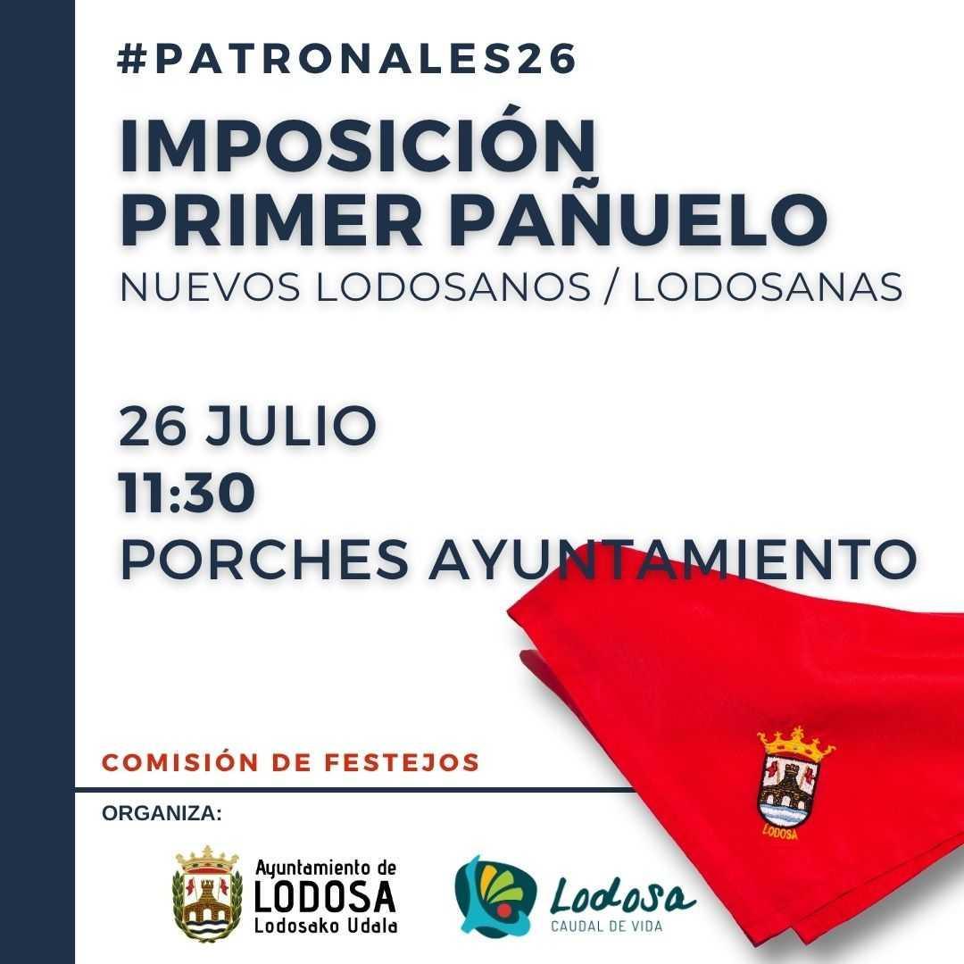 Patronales26 / Imposición Primer Pañuelo