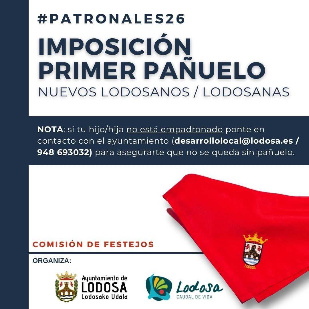 Patronales26 / Imposición Primer Pañuelo