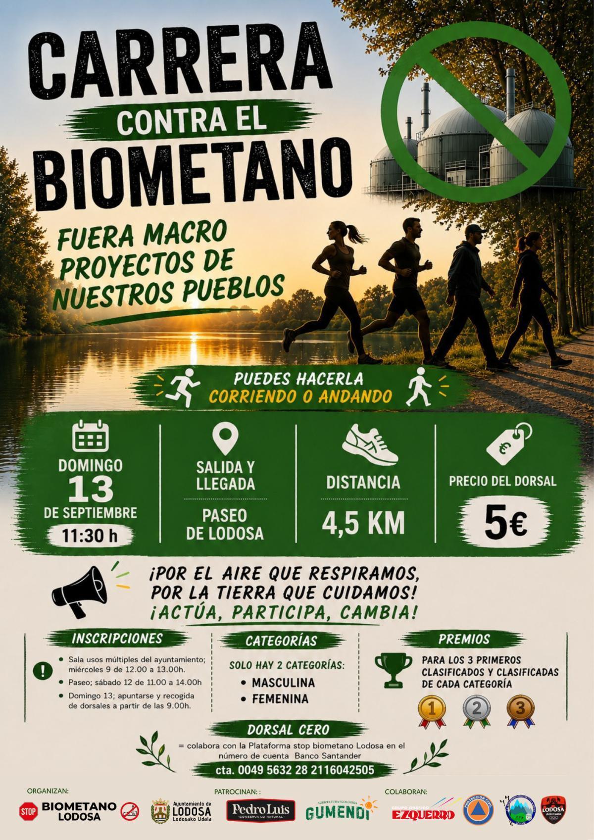 Carrera contra el Biometano