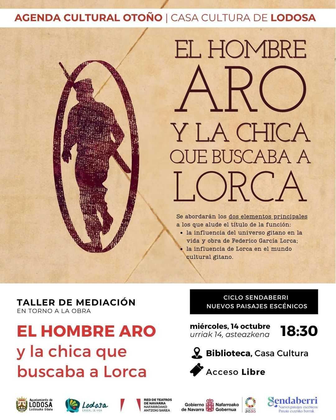 ACTIVIDAD de MEDIACIÓN / en torno a la obra “El hombre aro y la chica que buscaba a Lorca”