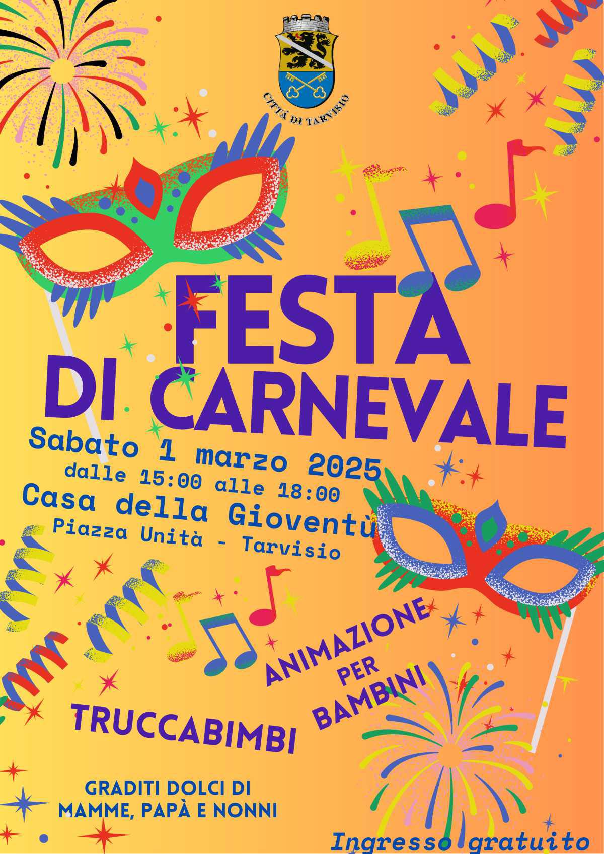 Festa di Carnevale (inizio ore 15:00)