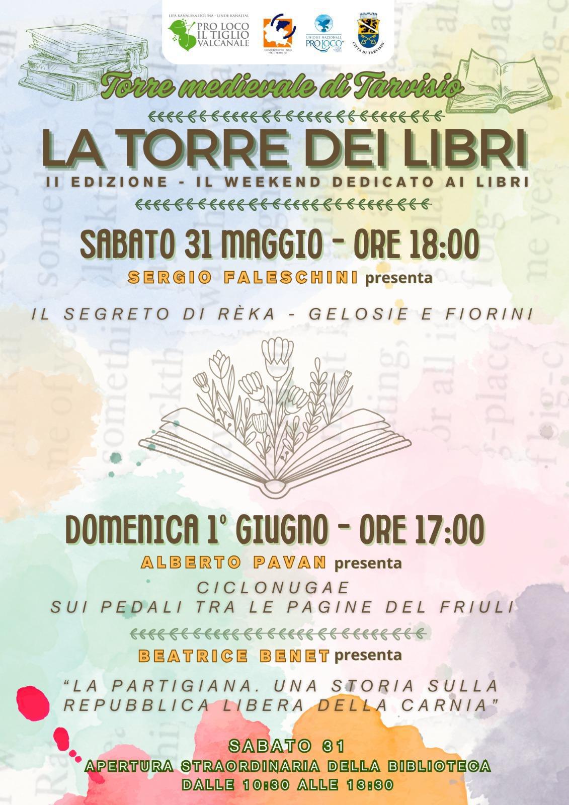 La torre dei libri - Il week end dedicato ai libri seconda edizione (inizio ore 18:00)