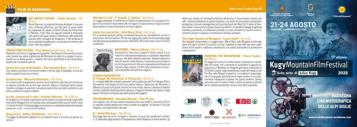 Kugy Mountain Film Festival (dalle ore 10.00)