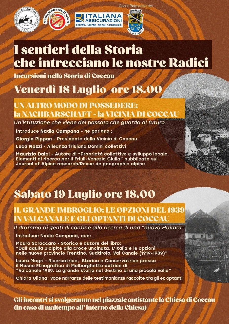 I sentieri della Storia che intrecciano le nostre Radici - Incursioni nella Storia di Coccau (inizio ore 18.00)