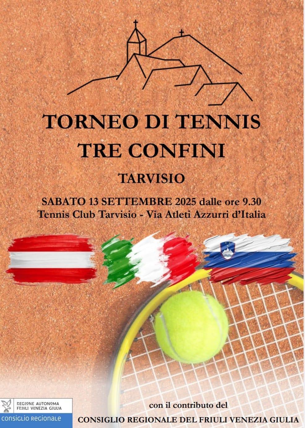 Torneo di Tennis Tre Confini (start h. 9.30)