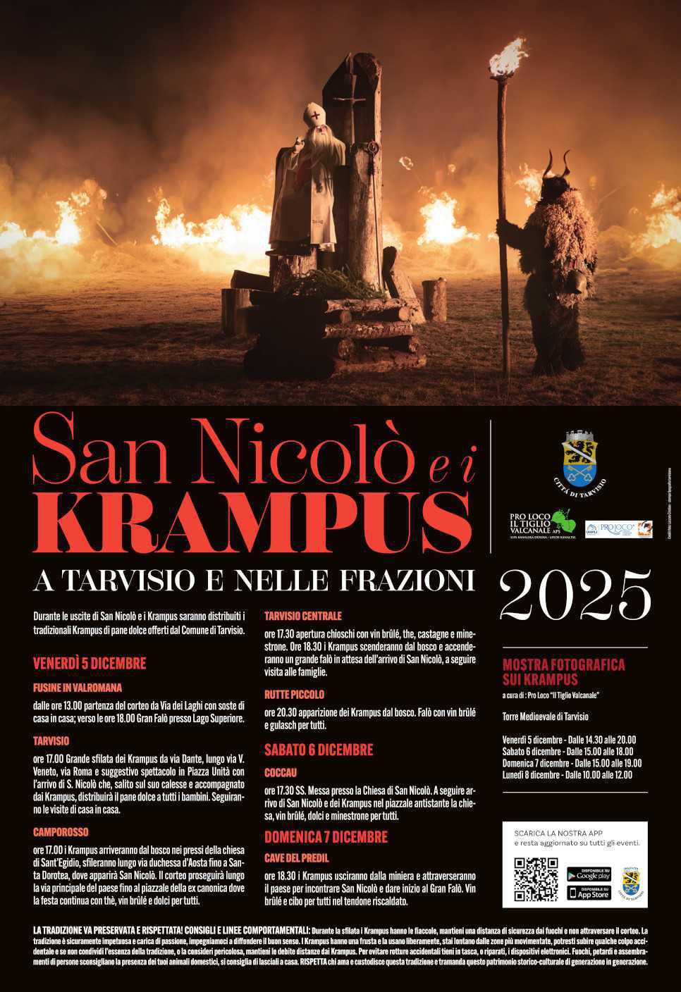 SS. Messa - A seguire arrivo di San Nicolò e dei Krampus (inizio ore 17.30)