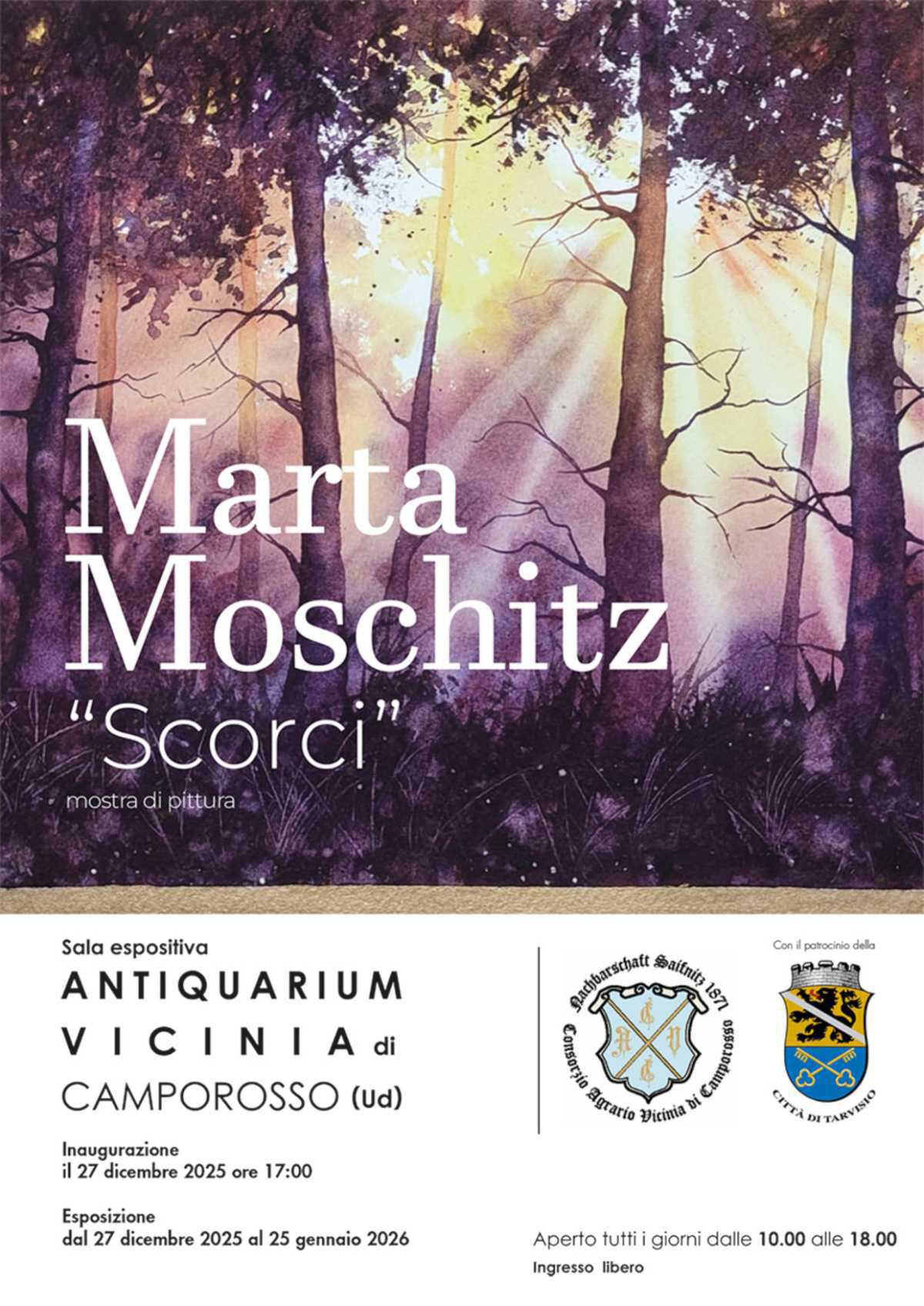 Marta Moschitz "Scorci" Mostra di Pittura