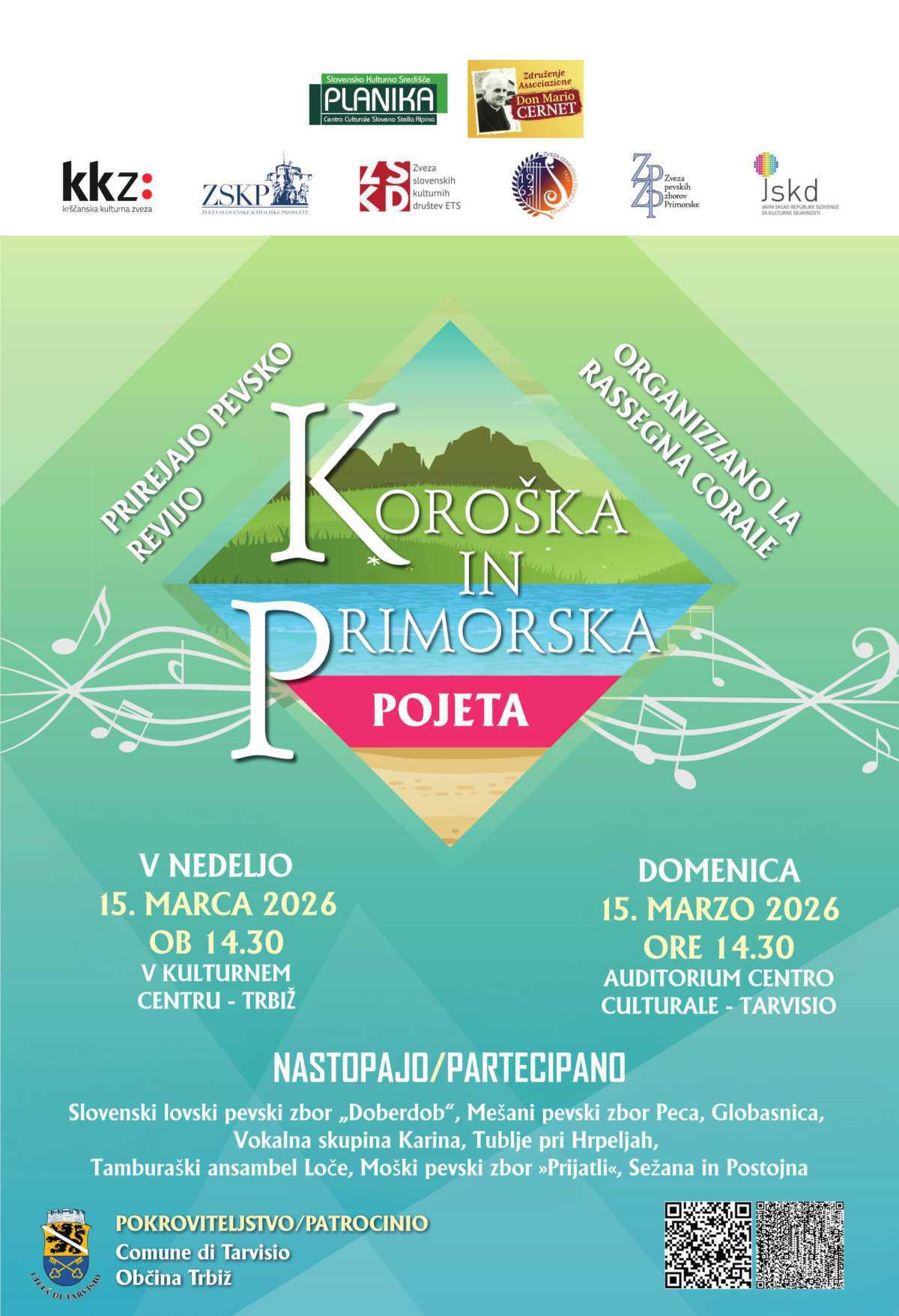 Rassegna Corale - Koroška in Primorska Pojeta (inizio ore 14.30)