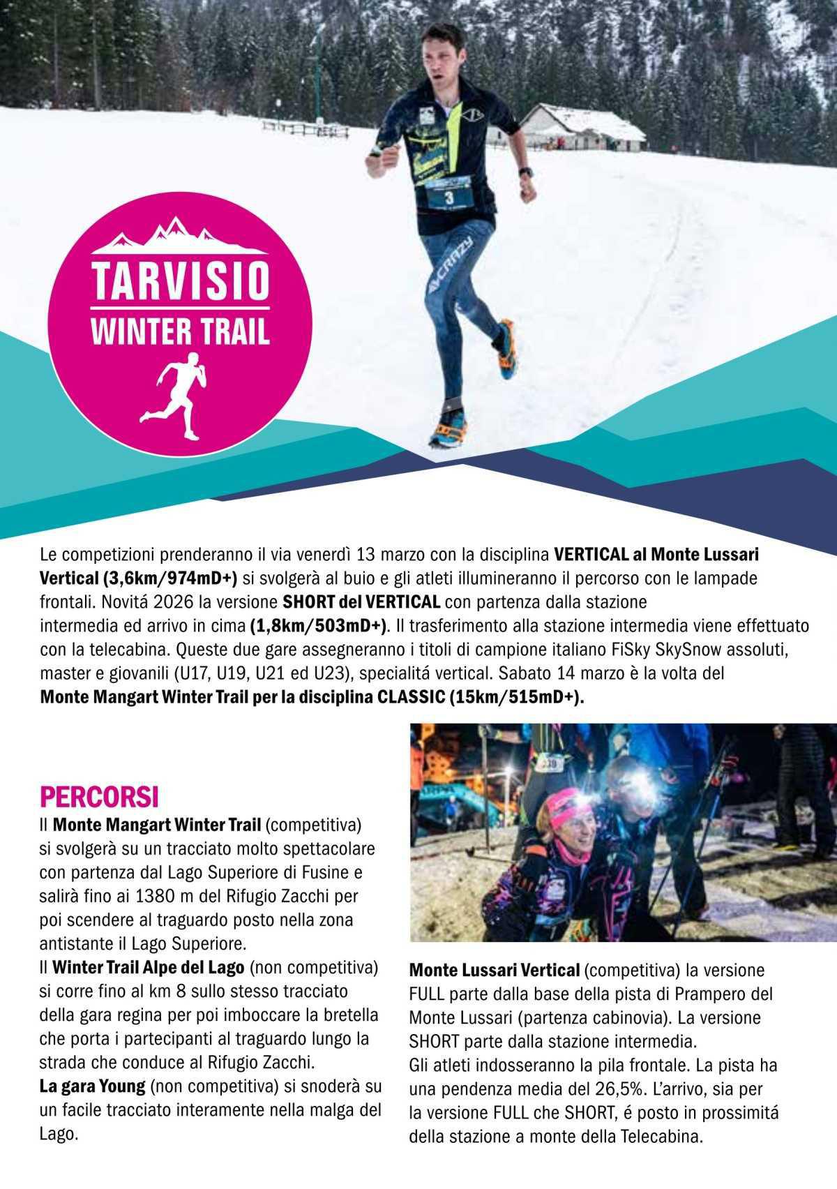 Tarvisio Winter Trail & Friday Party TIZIO&CAIO Wine Music Bar e DJ set (inizio ore 21.00)