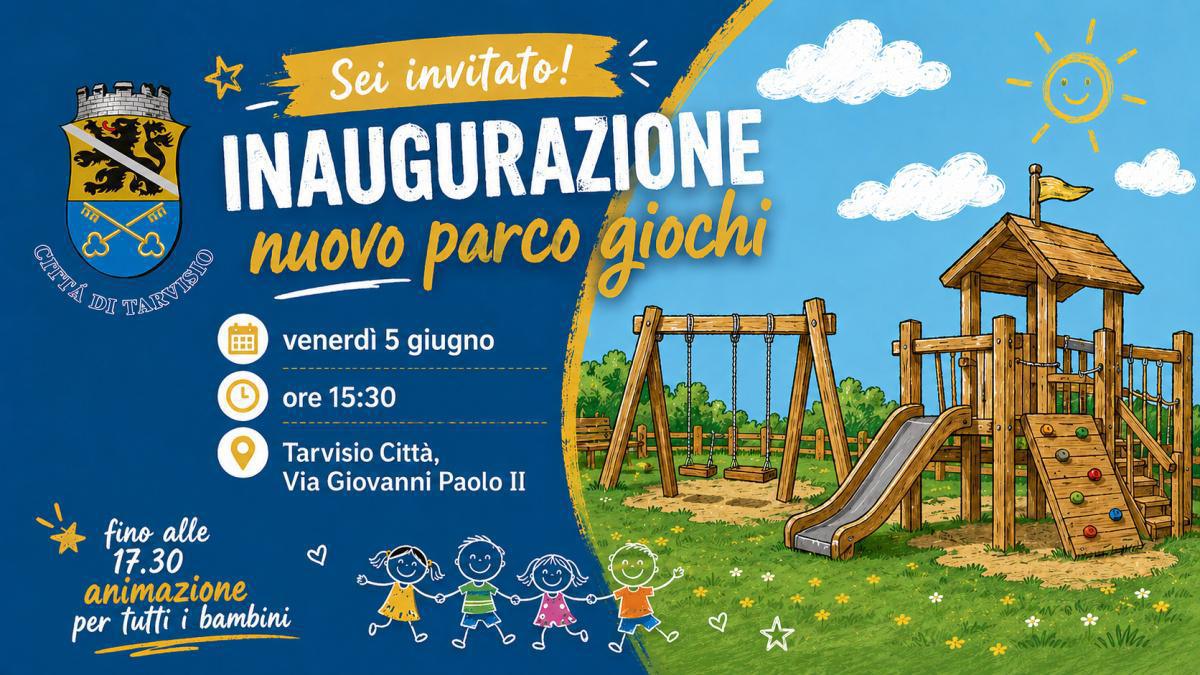 Inaugurazione nuovo parco giochi (inizio ore 15.30)