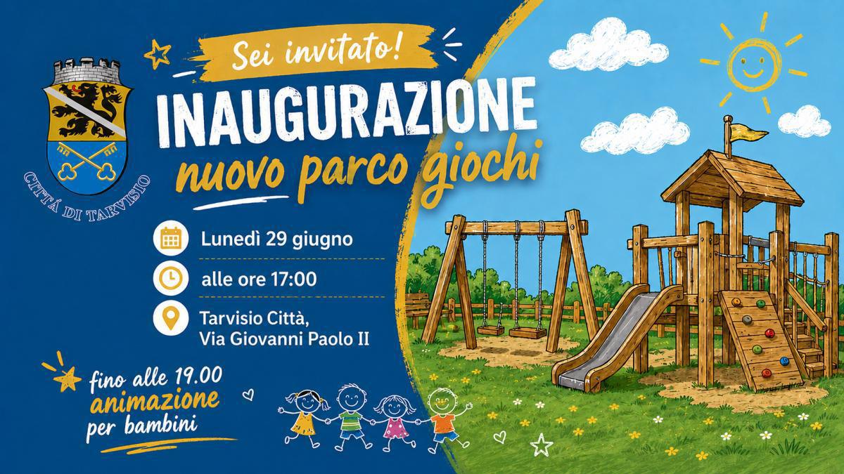 Inaugurazione nuovo parco giochi (alle ore 17:00)