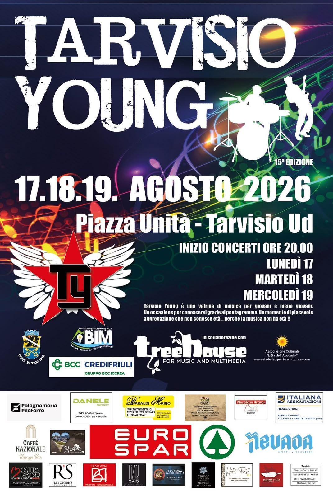 Tarvisio Young (dalle ore 20:00)