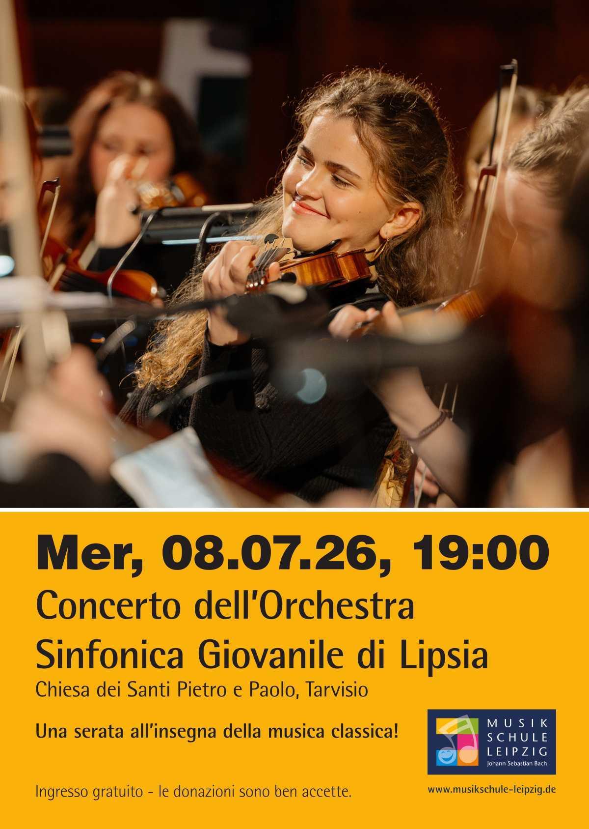 Concerto dell'Orchestra Sinfonica Giovanile di Lipsia (inizio ore 19:00)